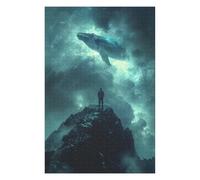 for Adults 75x50cm/1000pcs Puzzle Cosmic Whale Fantasy Jigsaws for Adults Relaxing Games Presents for Women for Is Ideal As A Gift 75x50cm/1000pcs