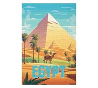 for Adults 75x50cm/1000pcs Puzzle Egypt Pyramids Travel Adult Jigsaw Puzzle Toy Wall Decor Stress Reliever Birthday And Unique Gifts 75x50cm/1000pcs