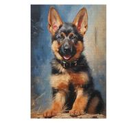 for Adults 75x50cm/1000pcs Puzzle German Shepherd Dog Puppy Puzzle for Adults DIY Toys Presents for Women Unique Gifts for Birthday And Christmas 75x50cm/1000pcs