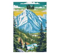for Adults 75x50cm/1000pcs Puzzle Majestic Altai Jigsaw for Adults Fun Games Hand Speed Race Unique Gifts for Birthday And Christmas 75x50cm/1000pcs