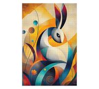 for Adults 75x50cm/1000pcs Puzzle Modern Cubism Rabbit Jigsaws for Adults Relaxing Games Presents for Women for Is Ideal As A Gift 75x50cm/1000pcs