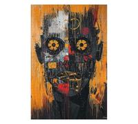 for Adults 75x50cm/1000pcs Puzzle Neoexpressionist Urban Chaos Portrait Jigsaws for Adults Relax Games But Fun And Humorous Birthday And Unique Gifts 75x50cm/1000pcs