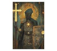 for Adults 75x50cm/1000pcs Puzzle Radiant Crusader Adult Jigsaw Puzzle Brain Teaser Game Pattern Assembly for Is Ideal As A Gift 75x50cm/1000pcs