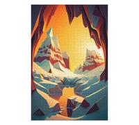 for Adults 75x50cm/1000pcs Puzzle Snowy Mountain Landscape Adult Puzzles Hands-on Game Improve Memory Unique Gifts for Birthday And Christmas 75x50cm/1000pcs