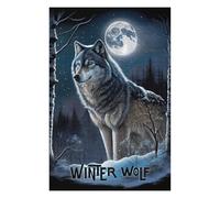 for Adults 75x50cm/1000pcs Puzzle Winter Wolf Oil Paint Puzzle for Adults DIY Toys Presents for Women Unique Gifts for Birthday And Christmas 75x50cm/1000pcs