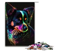 for Adults Jigsaw Animal Wolf 1000 Piece Wooden Jigsaw for Adults& Kids Age 14 Years Up 1000 PCS(75x50cm)
