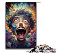 for Adults Jigsaw Colorful Fantasy Little Boy 1000 Piece Wooden Jigsaw for Adults& Kids Age 12 Years Up 1000 PCS(75x50cm)