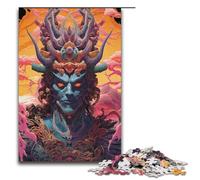 for Adults Jigsaw Japanese Sakura Samurai 1000 Piece Paper Jigsaw for Adults& Kids Age 14 Years Up 1000PCS(38x26cm)