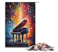for Adults Jigsaw Piano Colorfull 1000 Piece Paper Jigsaw for Adults& Kids Age 14 Years Up 1000 PCS(38x26cm)