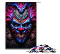 for Adults Jigsaw Psycho Clown 1000 Piece Wooden Jigsaw for Adults& Kids Age 12 Years Up 1000 PCS