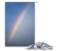for Adults Jigsaw Rainbow in The Sky 1000 Piece Wooden Jigsaw for Adults& Kids Age 12 Years Up 1000 PCS(38x26cm)