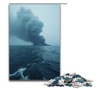 for Adults Jigsaw Vast Sea of Smoke 1000 Piece Wooden Jigsaw for Adults& Kids Age 12 Years Up 1000 PCS(75x50cm)