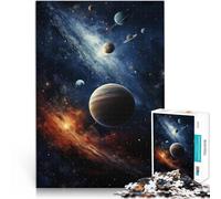 for Adults Puzzles 1000 Piece Jigsaws “Cosmos Artwork ” Made of wood，for ages 14 and over Anti-stress educational toy Secret Santa Gifts。size：50x75cm/14.96x20.47inch