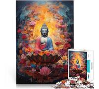 for Adults Puzzles 2000 Piece Jigsaws Buddha painting Made of cardboard，for age 14 years and over Puzzle game Artists' Collection, Fine Arts。size：70x100cm/27.5x39.3inch