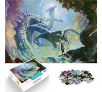 for Adults Puzzles 2000 Piece Jigsaws The Eternal Dragon Made of cardboard,Suitable for ages 14 and up Educational games Home decoration Great Gift。size:70x100cm/27.5x39.3inch