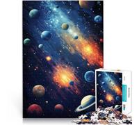 for Adults1000 Piece Puzzles Cosmos Artwork Made of cardboard Suitable for ages 14 and up Challenging To Complete But Fun And Humorous Great Gift。size：26x38cm/10.24x14.96inch