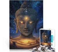 for Adults1000 Piece Puzzles Fantasy Buddha Statue Made of cardboard Suitable for ages 14 and up Educational Game Challenge Toy Great gift for gaming。size:38x52cm/14.96x20.47inch