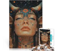 for Adults2000 Piece Puzzles Color cow girl Made of cardboard Suitable for ages 14 and up Vacation at home: killing time Challenging Game Gifts。size：70x100cm/27.5x39.3inch