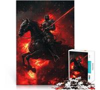 for Adults2000 Piece Puzzles Dark Warrior Cavalty Made of cardboard Suitable for ages 14 and up educational challenge Fun activities at home, birthday gifts, travel gifts。size:70x100cm