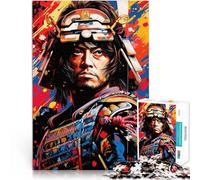 for Adults2000 Piece Puzzles Samurai popart Made of cardboard，for and from 14 years and over Tough challenge Birthday gift, gifts, wall art。size：70x100cm/27.5x39.3inch