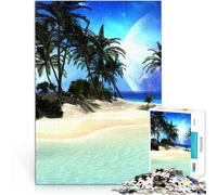 for Adults2000 Piece Puzzles Tropical island Made of cardboard，for and 14 years and over Impossible game Gift of works of art。size：70x100cm/27.5x39.3inch