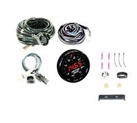 For AEM Wideband Gauge With LSU4.9 0258017025 17025 Sensor+AEM Decal 30-4110 30-0300 X-series AFR UEGO Air Fuel Ratio Gauge Kit, Nitrogen Oxygen Sensor(30-4110 BK Decal)