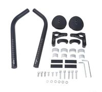 for AERO for TT Handlebar for Road and Mountain Bike, Adjustable Aluminum for TRIATHLON Aerobars with Hand Rest, 220mm Diameter Clip-On Bars for Cycling Time Trial Racing, Black(0603 type)