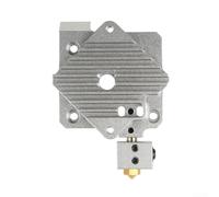 For Aero Heat Sink Cooling Block V6 Extruder Short Range Hot End 1.75mm Radiator Replacement Part(Silver)
