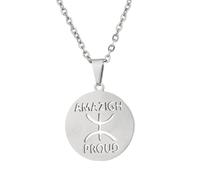 For African For Berbers Stainless Steel Map Pendant Necklaces Jewelry Gold Color Items Women Man Party Gifts Jewelry (Model 5)