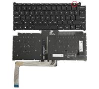 For AI version Notebook Backlit Keyboard For ACER Swift Go 14 SFG14-41 SFG14-41-R064 R03T R2AU NX.KG3EK.002 NX.KG3EK.001 NX.KG3EK.005 English US Black Keyboard New
