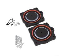 for Air Pump Diaphragm Repair Kit for HP-60 HP-80 Septic Aerator ABS Black | Two membrane assemblies with seals and all mounting hardware Measuring 8 x 8.5 cm Proactive maintenance for pond or