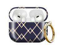 for AirPod PRO 3 2025 Case Shockproof and dustproof Wireless Earbuds case Cover with Golden Ring Keychain(Mark Spider Line)