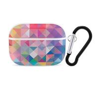 for Airpod Pro Case Cover with Secure Lock Clip Hard A Range of Bright Colors Protective Cover Compatible with Airpod Pro 2nd/1st Generation Case for Women Men Front LED Visible White