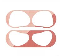 For AirPods 1 2 3 & Pro 1 2 Metal Dust Guard Stickers Flip Design for Easy Application Inside the Case (For Airpods 3rd generation Rose Gold)