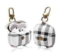 for AirPods 4th Case 2024, Full Body Shockproof Protective Cover for AirPods 4 Case, Compatible with AirPods 4th Generation Wireless Charging Case -White