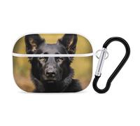 for AirPods Pro 2 Case Supports Wireless Charging German Shepherd Dog AirPods Pro Case Cover with Durable Carabiner for Men/Women
