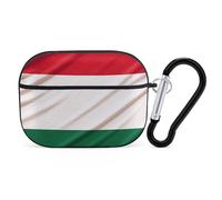 for AirPods Pro 2 Case Supports Wireless Charging Italy Flag AirPods Pro Case Cover with Durable Carabiner for Men/Women