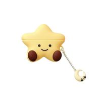 for AirPods Pro 3 2025 Case, Case Compatible with AirPods Pro 3rd Generation,Kawaii Funny 3D Cartoon Star Shape Earbuds Protective Cover, Gifts with Keychain for Women Girls, Anti-Scratch Protection
