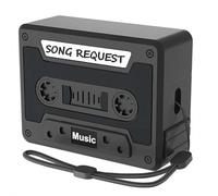 for AirPods Pro 3 Case Cover - Retro Cassette Tape Protective Covers, Supports Wireless Charging, Headphone Accessories, Shock Resistant Silicone Design with Wrist Strap for Men Women (Black)