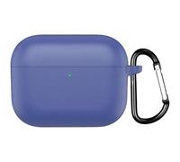 For Airpods Pro 3 Silicone Protective Case Cover - Soft Shockproof Case with Keychain, 360° Full Coverage, Wireless Charging Compatible for Women & Men (blue)