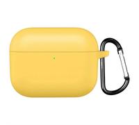 For Airpods Pro 3 Silicone Protective Case Cover - Soft Shockproof Case with Keychain, 360° Full Coverage, Wireless Charging Compatible for Women & Men (yellow)