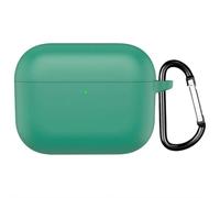 For Airpods Pro 3 Silicone Protective Case Cover - Soft Shockproof Case with Keychain, 360° Full Coverage, Wireless Charging Compatible for Women & Men (green)