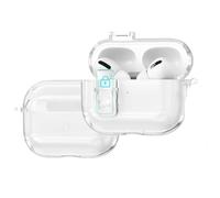 for AirPods Pro 3rd Generation Case with Secure Lock Clip, Full Body Shockproof Hard Shell Protective for AirPods Pro 3rd