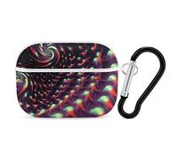for AirPods Pro Case Cover Cute Fantasy Sci-Fi Dizziness Case Compatible with Airpod Pro 2 Case Protection Cover for Wowen Men AirPods Pro Case Accessories with Keychain