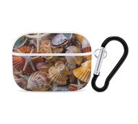 for AirPods Pro Case Cover Cute Sea Shell Treasures Case Compatible with Airpod Pro 2 Case Protection Cover for Wowen Men AirPods Pro Case Accessories with Keychain