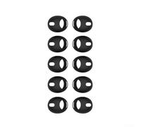 for airpods Pro Ear Tips Cover Set - for premium Silicone Replacement Buds Anti-Slip - Noise Reduction Holes Design - Dust Guard Screen - 5 Pairs Multi Color(Black)