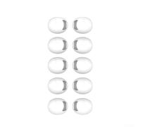for airpods Pro Ear Tips Cover Set - for premium Silicone Replacement Buds Anti-Slip - Noise Reduction Holes Design - Dust Guard Screen - 5 Pairs Multi Color(White)