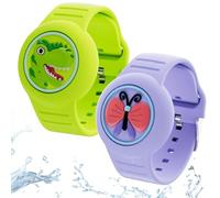 for Airtag Bracelets for Kids Waterproof , Soft Silicone Air Tag Hidden Wristband, Lightweight GPS Tracker Compatible with Apple AirTag Watch Band for Child Cartoon
