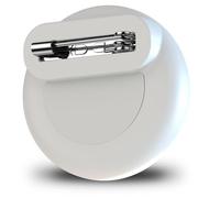 for AirTag Holder for Kids with Invisible Pin, Anti Lost, Lightweight GPS Tracker Case for Air Tags-1 Pack with Waterproof Cover for Child,Baby,Elderly,Luggage,Shoe,Clothes,Backpack (White)