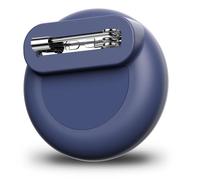 for AirTag Holder for Kids with Invisible Pin, Anti Lost, Lightweight GPS Tracker Case for Air Tags-1 Pack with Waterproof Cover for Child,Baby,Elderly,Luggage,Shoe,Clothes,Backpack (Dark Blue)